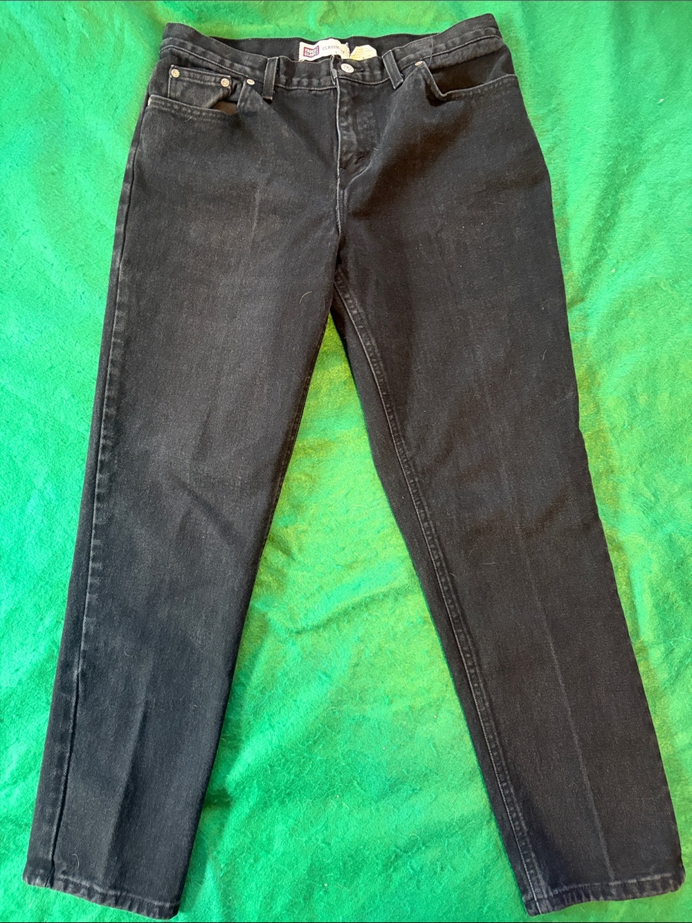 Slim Straight Black Men's Jeans